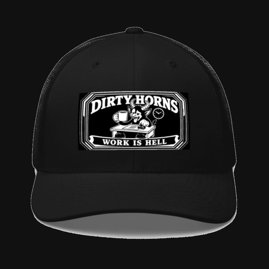 Dirty Horns Work Is Hell Cap